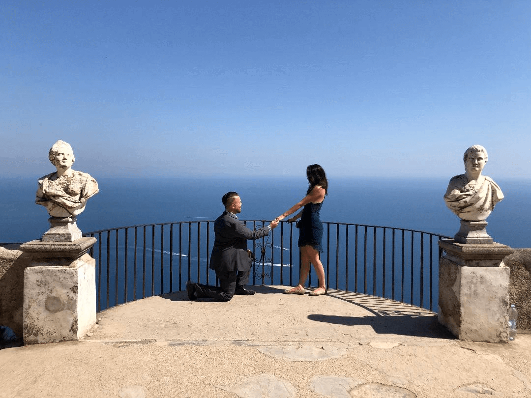 megan and jonathan proposal in italy