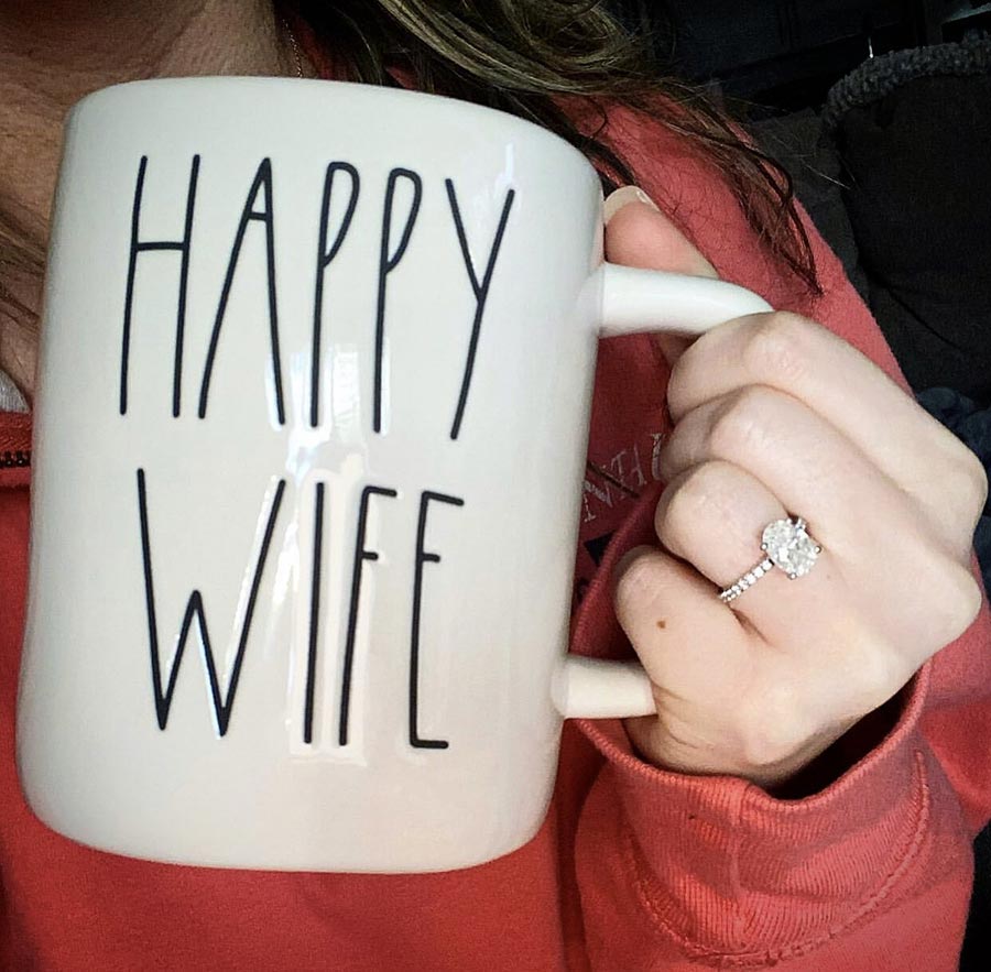 happy wife mug
